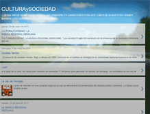 Tablet Screenshot of culturaysociedadmexico.blogspot.com