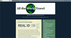 Desktop Screenshot of alltheworldtravel.blogspot.com