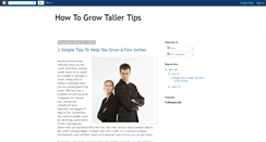 Desktop Screenshot of howtogrowtallertips.blogspot.com