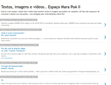 Tablet Screenshot of espaomarapoatextoseimagens.blogspot.com