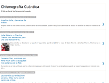 Tablet Screenshot of chismografiacuantica.blogspot.com