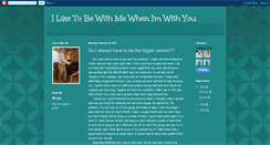 Desktop Screenshot of iliketobewithmewhenimwithyou.blogspot.com