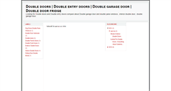 Desktop Screenshot of doubleentrydoors.blogspot.com