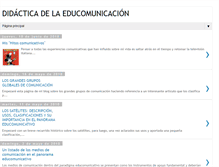 Tablet Screenshot of didacticadelaeducomunicacion.blogspot.com