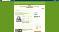 Desktop Screenshot of correo320.blogspot.com