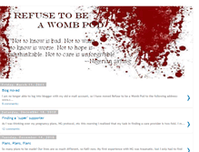 Tablet Screenshot of nowombpods.blogspot.com