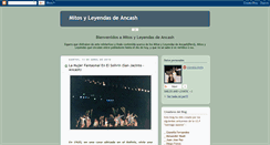 Desktop Screenshot of mitosyleyendas-ancash.blogspot.com