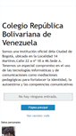 Mobile Screenshot of colrepublicabolivarianadevenezuela.blogspot.com