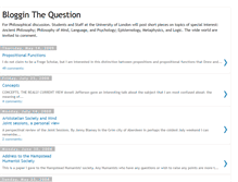 Tablet Screenshot of blogginthequestion.blogspot.com