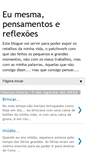 Mobile Screenshot of eumesmapensamentosereflexoes.blogspot.com