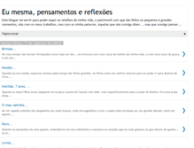 Tablet Screenshot of eumesmapensamentosereflexoes.blogspot.com