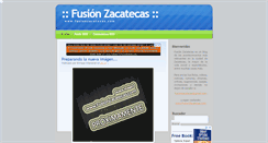 Desktop Screenshot of fusionzacatecas.blogspot.com