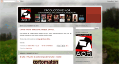 Desktop Screenshot of produccionesaor.blogspot.com