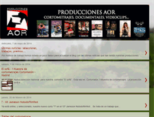 Tablet Screenshot of produccionesaor.blogspot.com