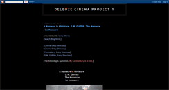 Desktop Screenshot of deleuzecinemaproject1.blogspot.com