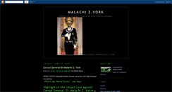 Desktop Screenshot of malachizyork.blogspot.com