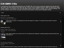 Tablet Screenshot of e36bmw318is.blogspot.com