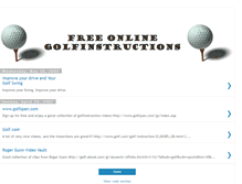 Tablet Screenshot of free-golf-instructions.blogspot.com