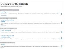 Tablet Screenshot of literaturefortheilliterate.blogspot.com