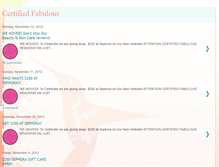 Tablet Screenshot of certifiedfabulous.blogspot.com