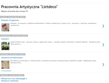 Tablet Screenshot of pracownia-lietdeco.blogspot.com