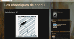 Desktop Screenshot of leschroniquesdecharlu.blogspot.com