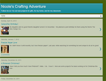 Tablet Screenshot of nicolescraftingadventure.blogspot.com