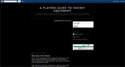 Desktop Screenshot of hockeymaven.blogspot.com