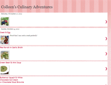 Tablet Screenshot of colleenculinaryadventures.blogspot.com