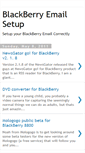Mobile Screenshot of blackberryemailsetup.blogspot.com