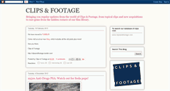 Desktop Screenshot of clipsandfootage.blogspot.com