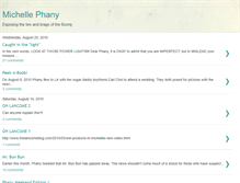 Tablet Screenshot of michellephanny.blogspot.com