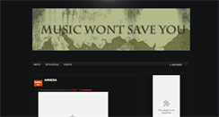 Desktop Screenshot of musicwontsaveyouvideos.blogspot.com