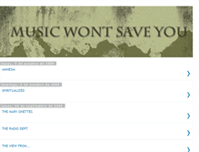 Tablet Screenshot of musicwontsaveyouvideos.blogspot.com