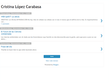 Tablet Screenshot of crislopez.blogspot.com