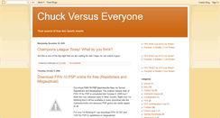 Desktop Screenshot of chuckversus.blogspot.com