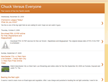 Tablet Screenshot of chuckversus.blogspot.com