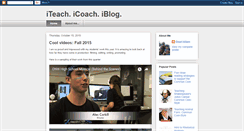 Desktop Screenshot of iteachicoachiblog.blogspot.com