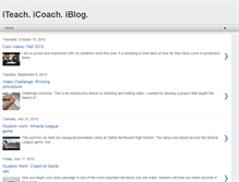 Tablet Screenshot of iteachicoachiblog.blogspot.com