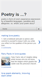 Mobile Screenshot of poetry-is.blogspot.com