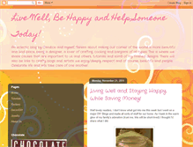 Tablet Screenshot of livewellandbehappy.blogspot.com