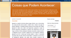 Desktop Screenshot of coisasquepodemacontecer.blogspot.com