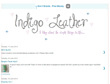 Tablet Screenshot of indigoleather.blogspot.com