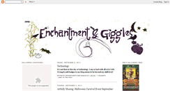 Desktop Screenshot of enchantmentsandgiggles.blogspot.com