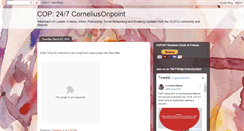 Desktop Screenshot of corneliusonpoint.blogspot.com