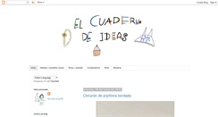 Desktop Screenshot of elcuadernodeideas.blogspot.com