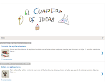 Tablet Screenshot of elcuadernodeideas.blogspot.com