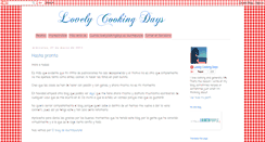 Desktop Screenshot of lovelycookingdays.blogspot.com