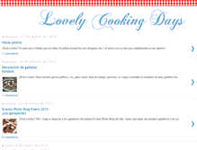 Tablet Screenshot of lovelycookingdays.blogspot.com