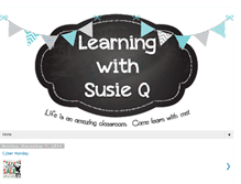 Tablet Screenshot of learningwithsusieq.blogspot.com